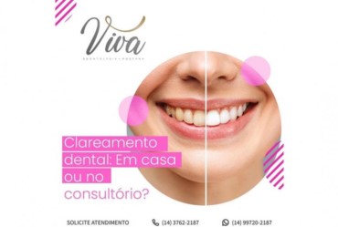 Clareamento dental: Em casa ou no consultório?