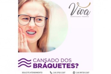 Você está cansado(a) dos braquetes, mas ainda  sonha em ter um sorriso lindo?