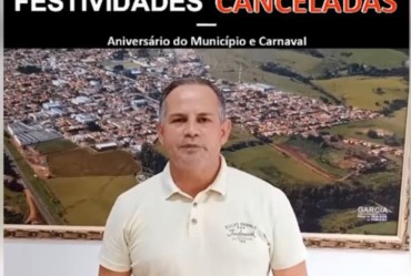 Taguaí cancela festividades de aniversário da cidade e Carnaval 