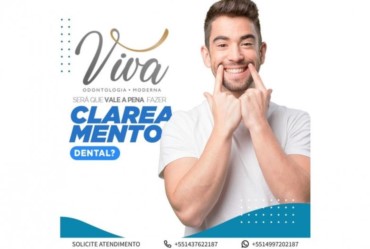 Sim! Esse é um tratamento que deixa os dentes mais brancos