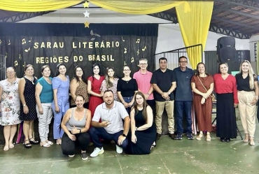 Sarau Literário na EMEF - Iracema Marcondes  de Alcântara encanta com talento e criatividade!