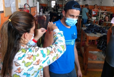  Taguaí concorre ao prêmio nacional por projeto  de saúde que incentiva população a se imunizar