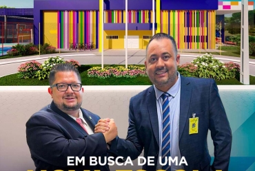 Luciano Filé vai a Brasília em busca de nova escola municipal