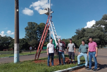 Câmeras de monitoramento começam a ser instaladas em Taguaí