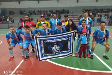 Goleadas são destaques no Campeonato de Futsal de Coronel Macedo