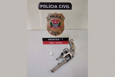 DISE prende por posse irregular de arma de fogo homem investigado por tráfico de drogas em Avaré