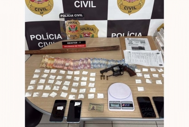 Operação Cerco Total da Polícia Civil prende sete e apreende drogas, arma e dinheiro em Manduri