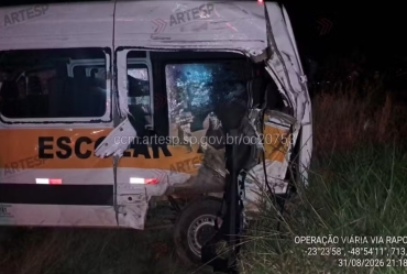 Acidente entre três veículos deixa dois mortos na SP-270 em Paranapanema