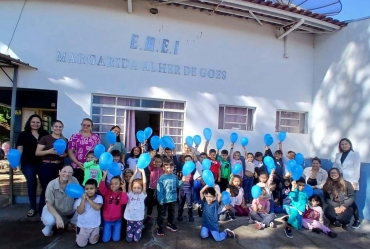 Alunos de Sarutaiá participam de atividades do Abril Azul