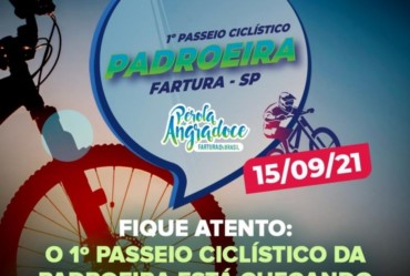 Fique atento: 1º Passeio Ciclístico da Padroeira está chegando   