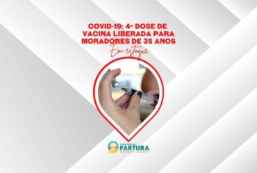 Covid-19: 4ª dose de vacina liberada para moradores de 35 anos