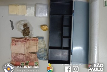 POLÍCIA MILITAR PRENDE HOMEM POR TRÁFICO DE DROGAS EM AVARÉ