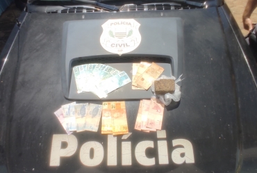 Polícia Civil de Itaporanga prende homem em flagrante por tráfico de drogas