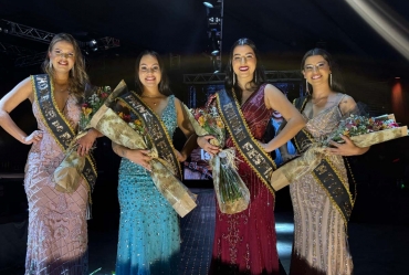 Isabella Bueno é coroada Rainha da Fespinga 2026 em noite histórica em Timburi