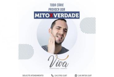 Mito! A cárie é uma lesão do esmalte que reveste e protege sua estrutura.