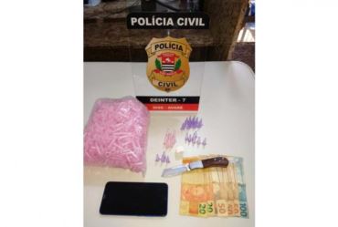 COMERCIANTE É PRESO PELA POLÍCIA CIVIL POR TRÁFICO DE DROGAS EM AVARÉ