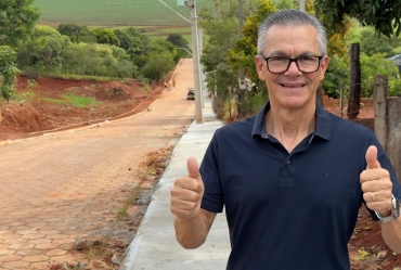 Prefeitura entrega nova Infraestrutura no Residencial Antonio Aquaro em Sarutaiá