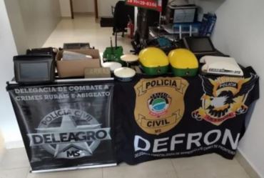 Polícia Civil apreende equipamentos agrícolas furtados durante operação