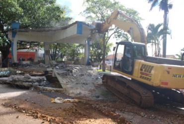 Revitalização da Praça 9 de Julho teve início esta semana