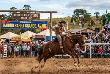 Bairro Barra Grande de Avaré terá rodeio em cutiano no domingo, dia 12