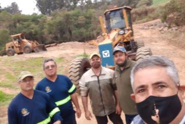 Coronel Macedo conclui obra de tubulação na ponte do São Bernardo