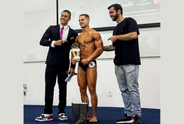 Farturense vence concurso de fisiculturismo juvenil em Botucatu