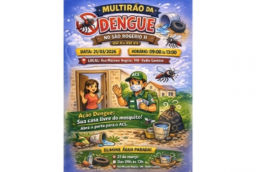 Mutirão contra a dengue mobiliza moradores de Avaré no bairro São Rogério II