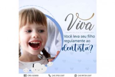 Qual é a frequência que você leva seu filho ao dentista?