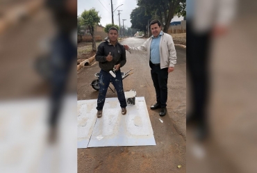 Timburi recebe nova sinalização viária  para ampliar a segurança no trânsito