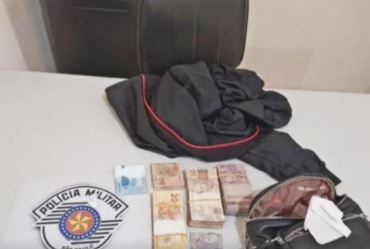 Jovem é preso ao tentar furtar bolsa com R$ 12 mil e denuncia amigo por tráfico de drogas em Taguaí