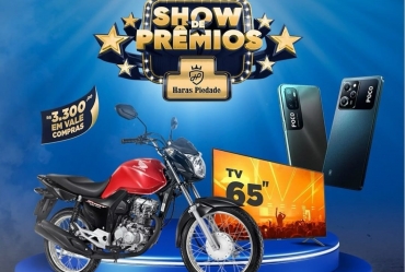 Haras Piedade faz sorteio do Show de Prêmios e anuncia carro 0km e duas motos para o próximo
