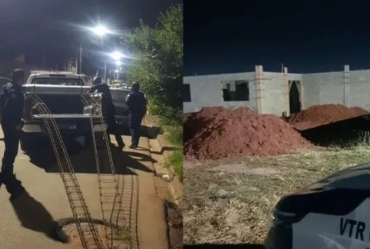 Homem é preso ao tentar furtar estruturas metálicas de construção da Casa Transitória de Itapeva