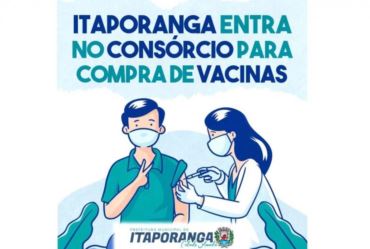 Itaporanga no Consórcio FNP para compra de vacinas