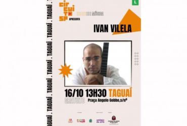 Oficina de viola e show com Ivan Vilela acontece em Taguaí