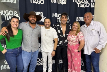 Show de Hugo & Tiago é sucesso em Sarutaiá