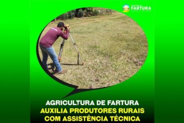 Agricultura de Fartura auxilia produtores rurais com assistência técnica