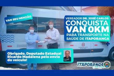 Itaporanga é contemplada com Van para o setor de Saúde