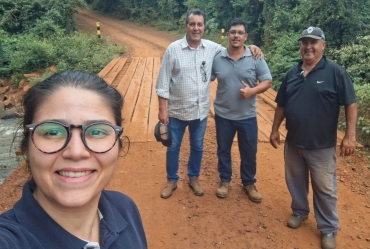 Parceria público privada: Suzano Celulose viabiliza reconstrução de ponte estratégica que interdita estrada rural em Avaré