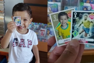 Menino de 3 anos que conheceu Pelé por meio de 'figurinha' da Copa do Mundo chora ao ver notícia sobre morte de craque