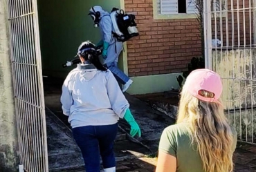 Avaré reforça combate à dengue com nebulização no Bairro Santa Elizabeth
