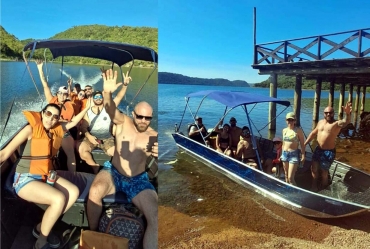 Paulão Thomaz lança novo roteiro de passeio de barco no rio Paranapanema