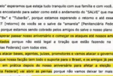 PCC planeja ataques a autoridades durante as eleições em SP