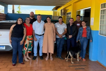 Prefeito Rodrigo Fuloni visita setores da administração e acompanha obras e serviços em Sarutaiá