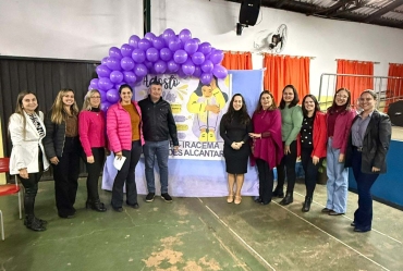 Sarutaiá realiza palestra do Agosto Lilás sobre prevenção e enfrentamento à violência contra a mulher