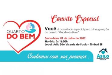Você é convidado especial para a inauguração do projeto 