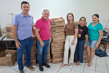 Prefeitura de Taguaí recebe 150 cestas básicas do Governo do Estado