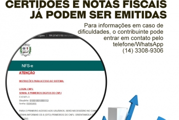 Migração de sistemas é sucesso e guias, certidões e notas fiscais já podem ser emitidas   