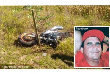 Comerciante morre em acidente de moto na SP-281, entre Itaporanga e Barão de Antonina