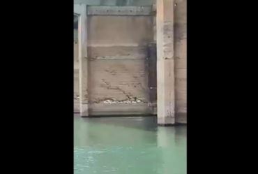 Vídeo revela problema estrutural em ponte da represa Jurumirim; Veja o vídeo