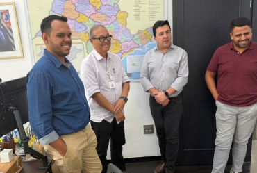 Prefeito Cristiano Amorim cumpre agenda em São  Paulo em busca de recursos para o município de Timburi